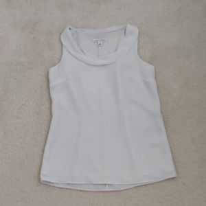 Banana Republic chiffon cowl neck top size 0